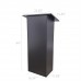 FixtureDisplays® Black MDF Wood Podium Church Pulpit School Lectern Conference Debate Stand 23X12X44