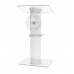 FixtureDisplays® Clear Church Pulpit Event Lectern Plexiglass Acrylic Debate Podium School Simplicy Design 23.3