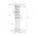 FixtureDisplays® Clear Church Pulpit Event Lectern Plexiglass Acrylic Debate Podium School Simplicy Design 23.3