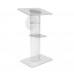 FixtureDisplays® Clear Church Pulpit Event Lectern Plexiglass Acrylic Debate Podium School Simplicy Design 23.3