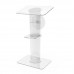 FixtureDisplays® Clear Church Pulpit Event Lectern Plexiglass Acrylic Debate Podium School Simplicy Design 23.3