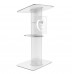 FixtureDisplays® Clear Church Pulpit Event Lectern Plexiglass Acrylic Debate Podium School Simplicy Design 23.2