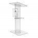 FixtureDisplays® Clear Church Pulpit Event Lectern Plexiglass Acrylic Debate Podium School Simplicy Design 23.2