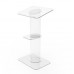 FixtureDisplays® Clear Church Pulpit Event Lectern Plexiglass Acrylic Debate Podium School Simplicy Design 23.3