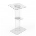 FixtureDisplays® Clear Church Pulpit Event Lectern Plexiglass Acrylic Debate Podium School Simplicy Design 23.3