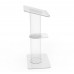 FixtureDisplays® Clear Church Pulpit Event Lectern Plexiglass Acrylic Debate Podium School Simplicy Design 23.3