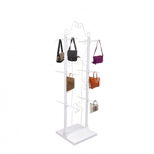 Two Sided Decorative Clothing Purse Jewelry Store Display Hanging Stand100717