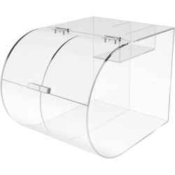 FixtureDisplays® Clear Acrylic Plexiglass Candy Bulk Bin Dispenser 9 X 12 X 9