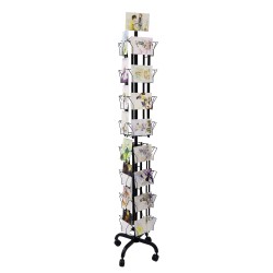 FixtureDisplays®  32 Adjustable Pockets Display Rack 5x7 7x5 up to 8.5