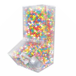 FixtureDisplays® Acrylic Gravity Bin: Plaxiglass Redefined 101001