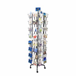 64 Adjustable Pockets Display Rack 5x7 7x5 up to 9.3