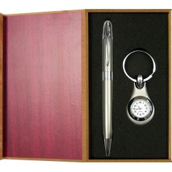 S4618TD Designer Key Ring Watch & Pen Set In Wooden Box103059