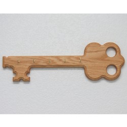 FixtureDisplays® Oak Key Holder 104276