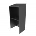 FixtureDisplays® Podium, Wood MFD Lectern Pulpit 1131 BLK