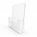 FixtureDisplays® Literature Holder, Clear Acrylic Stand 11827