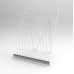 FixtureDisplays 6-Tiered White Wire Display Rack 25.0