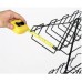 Pre-Order ONLY 5-Tiered Wire Literature Floor Stand, Open Shelves, Sign Clip, 22.5 x 44.5 - Black 2 Units Order minimum 119364