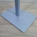 FixtureDisplays® Acrylic Podium for Floor, Aluminum Pole & Base - Clear & Silver 119741