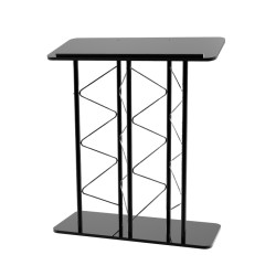 FixtureDisplays® Metal Truss Podium Double Width Modern Design 13137