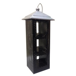 FixtureDisplays® Birdfeeder, 3-tier Mesh Metal Wire Wildbird 1374-3