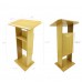 FixtureDisplays® Wood (MDF) Podium Pulpit Lectern Reception 14302