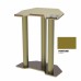 FixtureDisplays® Trinity Podium Lectern Pulpit 14314