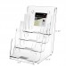 FixtureDisplays® 4 Tier Leaflet Holder Bi-fold 6