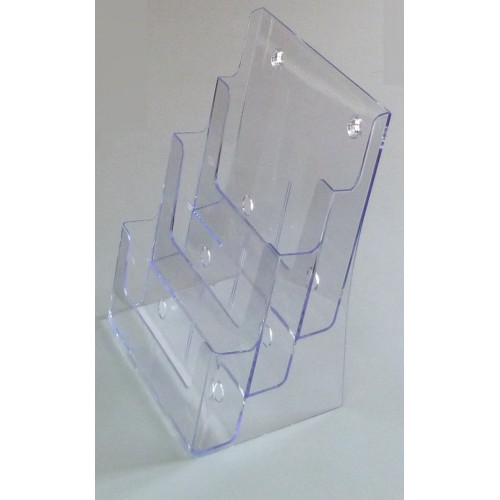 FixtureDisplays® Three Tier Leaflet Holder 8.5x11