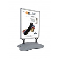 FixtureDisplays® Outdoor Wind Resistant Poster Frame Sign Board Menu Board Sidewalk Marketing Stand 24X32