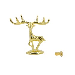 FixtureDisplays® Deer Antler Ring Holder Ring Metal Stand 2 3/4 X 2 1/2 X 3/4