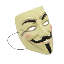 FixtureDisplays® V for Vendetta Mask Guy Fawkes Anonymous Fancy Cosplay Costume 15681