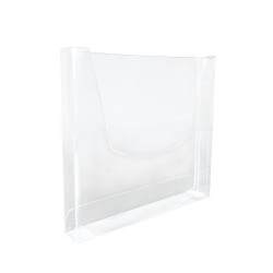 FixtureDisplays® 12 Pack Clear Greeting Card Holder Box 5.4x5x0.75