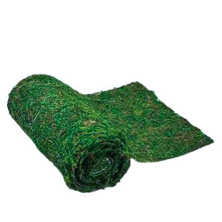 Fixturedisplays® Dried Moss Pad Decorated Sheet 12X71 Inches Table Runners, Place Mats, Floor Cover, Or Basket Liners 15717