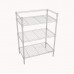 FixtureDisplays® 3-Tier Heavy Duty Steel Adjustable Steel Wire Shelving Rack, 24