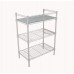 FixtureDisplays® 3-Tier Heavy Duty Steel Adjustable Steel Wire Shelving Rack, 24