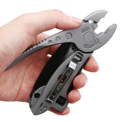 FixtureDisplays® Multi Tool Set Adjustable Wrench Screwdriver Jaw Pliers Survival Tool 16814