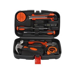 FixtureDisplays® 9-Piece Home Repair Tool Kit, Multi-functional & Universal 9-IN-1 Screwdriver Set Repair Tool Kit for Garden Household Repair Maintenance 16830