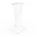 FixtureDisplays® Podium, Clear Ghost Acrylic, Pulpit, Lectern - 1803-1 Easy Assembly Required