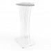 FixtureDisplays® Podium, Clear Ghost Acrylic, Pulpit, Lectern - 1803-1 Easy Assembly Required