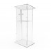 FixtureDisplays® Clear Acrylic Lucite Podium Pulpit Lectern 45