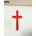 FixtureDisplays® Premium Metal & Acrylic Cross LED Lighted Cross, Christian Lighted Church Sign, Perfect for Indoors & Outdoors 18101-RED