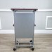 FixtureDisplays® Floor Standing Pulpit Adjustable Height Lectern Podium w/ Casters, Heavy Duty Steel Frame, Rolling Podium 18147