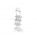 FixtureDisplays® Retail Display Rack Shelves Floor Stand Clothing Health Beauty Products Display 19420