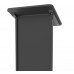 FixtureDisplays® Floor Standing Pulpit Lectern Podium w/ Casters, Heavy Duty Steel Frame, Rolling Podium 21307-BLACK