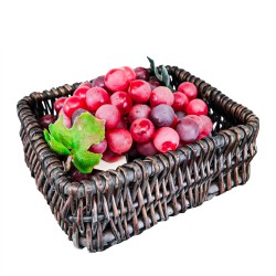 FixtureDisplays® Woven wicker Basket with Rectangular Shape 21857-BASKET