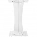 Assembled Clear Acrylic Podium Pulpit Lectern Curved Transparent 18X14X45